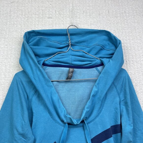 Y2K Joshua Perets Pullover Blue hoodie Sz Small Emo Goth 2000's Oversized Hood - Picture 2 of 12